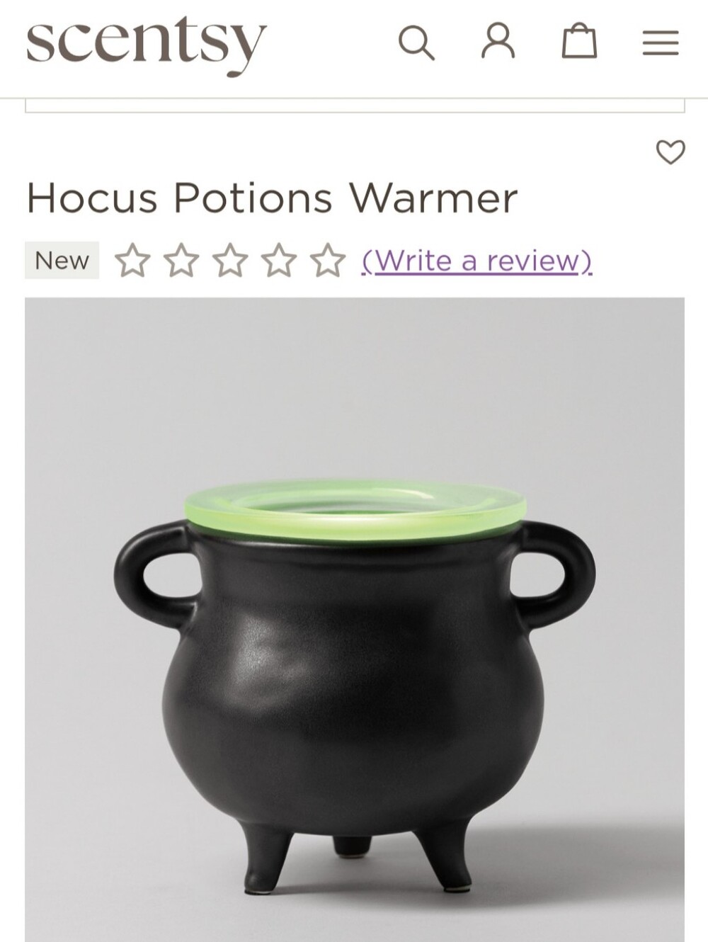 ISO Scentsy Hocus Potions Warmer